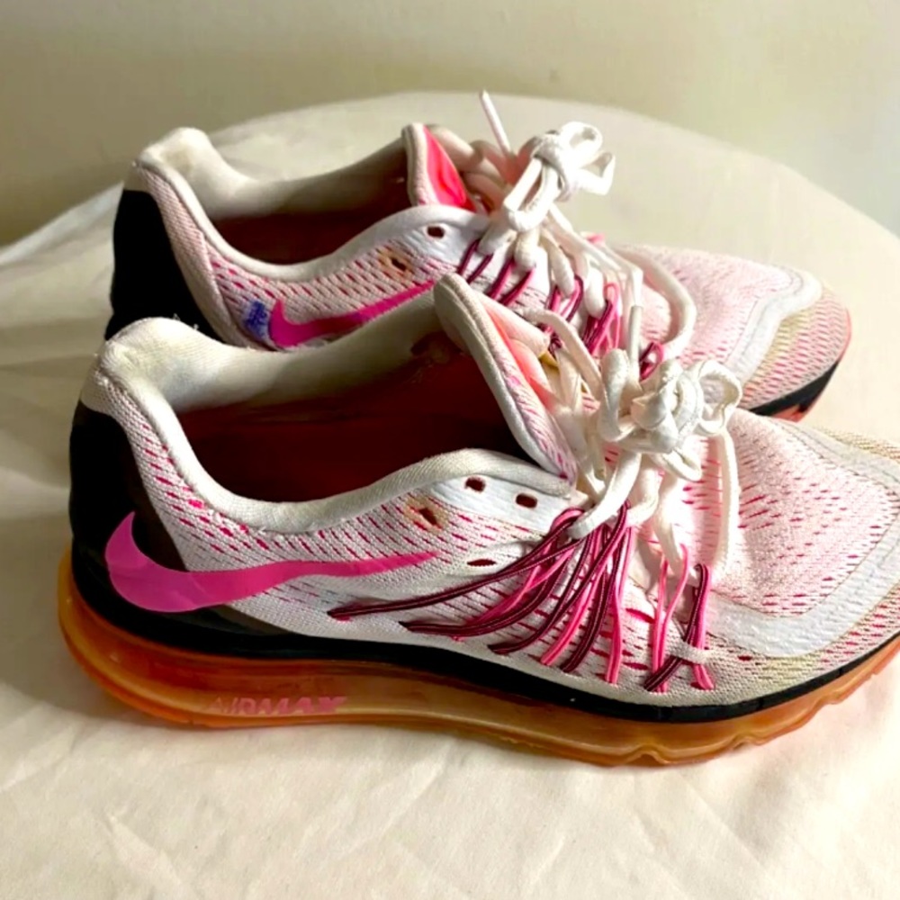 Size 6.5 - WOMEN Nike Air Max 2015 Pink - 698903-006 RUNNING SHOES SNEAKERS